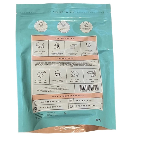 ☕️ NWT Frank Body “A scrub from down under, for all over.” 🇦🇺🌏🦘 - Picture 2 of 4
